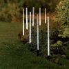 Set of 8 Solar Crystal Stick Lights