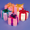 Set of Five Colour-Changing Parcels