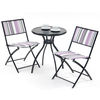 Seychelles Purple Bistro Set