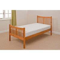 Shaker Pine Single Bed With Mattress