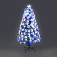 Siberian Flocked Pre-Lit Artificial Christmas Tree