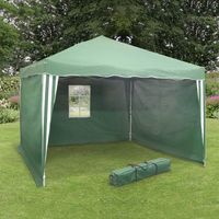 Side Panels for Green 3m Pop Up Gazebo