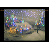 Silent Night Thomas Kinkade Illuminated Hanging Tapestry