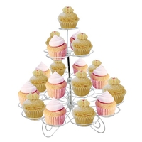 Silver Cupcake Display Stand