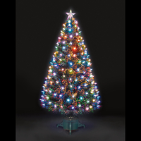 Superstar Green Fibre Optic & LED Christmas Tree