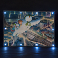 The Snowman,  Billy & Snowdog Flying over the City Door Mat