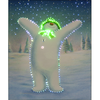 The Snowman Coming to Life 50cm/20in Illuminated Wall Canvas