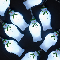 The Snowman Indoor Light String with 10 Ice White LED