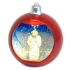 The Snowman Musical Red LED Water Bauble