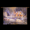 Thomas Kinkade "Family at Deer Creek" Illuminated Hanging Tapestry