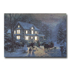 Thomas Kinkade "Home for the Holiday" Illuminated Canvas 50cm x 40cm