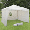 White 3 Metre Pop-up Panelled Gazebo