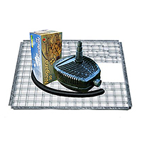 Ubbink Niagara Steel Waterfall (30cm) Kit with Heavy Duty Grid (60cm)