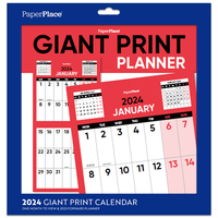 2024 Month to View Giant Print Planner
