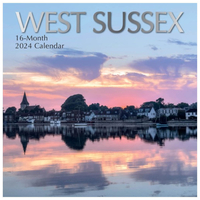 2024 West Sussex 16 Month Calendar - Yearly Calendars