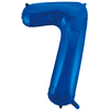 34 Inch Blue Number 7 Helium Balloon
