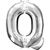 34 Inch Silver Letter Q Helium Balloon