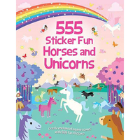 555 Sticker Fun: Horses And Unicorns