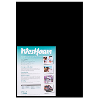 A2 Black Foamboard Sheets: Pack of 5