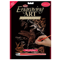 A4 Engraving Art Set: Hummingbird