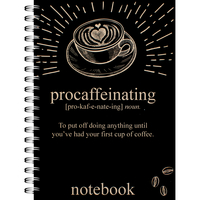 A4 Procaffeinating Notebook
