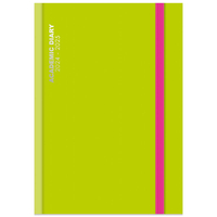 A5 Day a Page Lime Green 2024-2025 Academic Diary