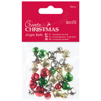 Assorted Jingle Bells: Pack Of 30