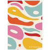 B5 Flexi Colour Abstract Notebook