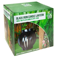 Black Candle Lantern