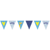 Blue Christening Day Bunting Banner