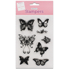 Butterfly Clear Stamps: Pack Of 8