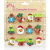 Christmas Character Erasers