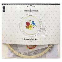 Cross Stitch Hoop Set: Bird