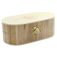 Curved Edge Wooden Box