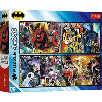 DC 4-in-1 Jigsaw Puzzle Set