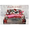 Dogs Driving Home For Christmas Cancer Research UK Charity Christmas Cards: Pack of 10