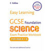 Easy Learning - GCSE Science Exam Practice Workbook for AQA AB - Foundation