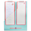 Floral Meal Planner & Shopping List