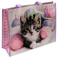 Fluffballs Big Reusable Shopping Bag