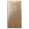 Gold Glitter 2021 Week To View Pocket Diary