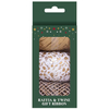 Gold Raffia Ribbon and Twine Set: Pack of 3