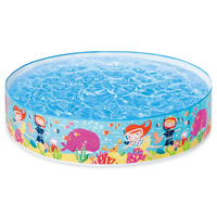 Intex Snapset Snorkel Fun Kiddie Pool - Small - Round - Paddling Pool for Kids - Outdoor Fun