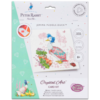 Jemima Puddle-Duck Crystal Art Card