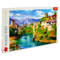 Old Bridge In Mostar 500 Piece Jigsaw Puzzle