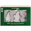Paint Your Own Ceramic Christmas Decorations: Pack of 2