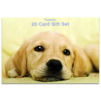 Puppies Card Wallet Set: Pack Of 20