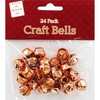 Rose Gold Jingle Bells: Pack Of 24