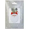 Santa Cutlery Holders: Pack of 4