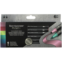 Spectrum Noir 6 Metallic Markers: Rare Minerals
