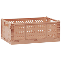 Stackable Storage Crate: Dark Pink